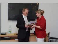 Barbara Karlich besuch das PKZ Neufeld, 07.02.2014