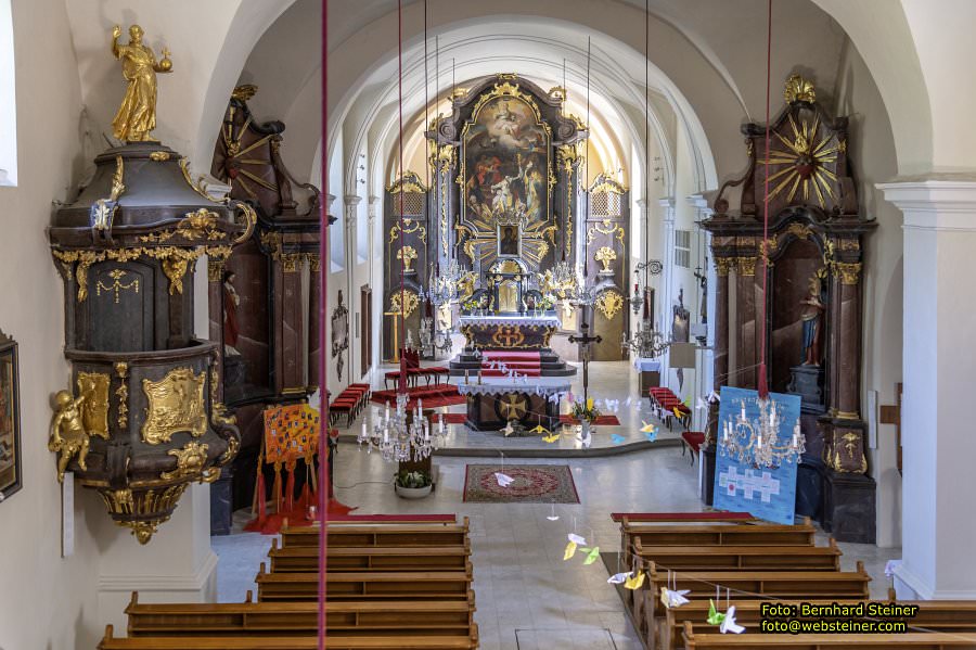 Katholische Pfarrkirche hl. Pankratius, Asparn an der Zaya, September 2023