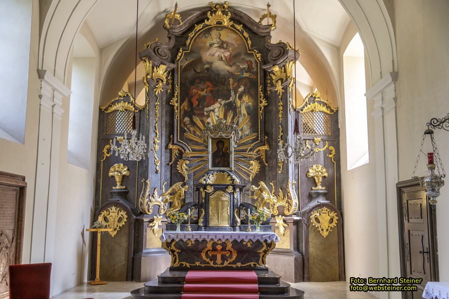 Katholische Pfarrkirche hl. Pankratius, Asparn an der Zaya, September 2023