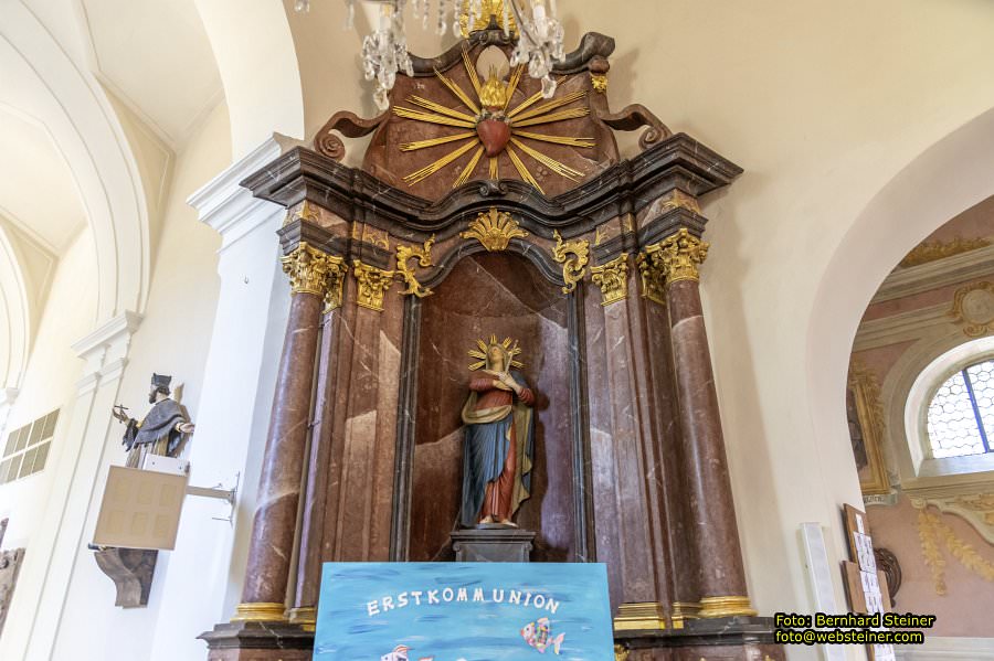 Katholische Pfarrkirche hl. Pankratius, Asparn an der Zaya, September 2023