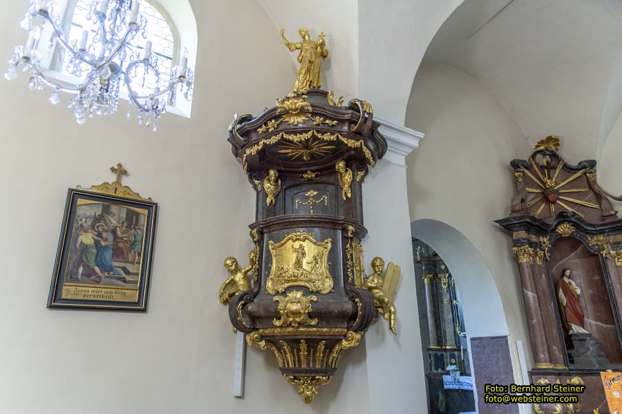 Katholische Pfarrkirche hl. Pankratius, Asparn an der Zaya, September 2023