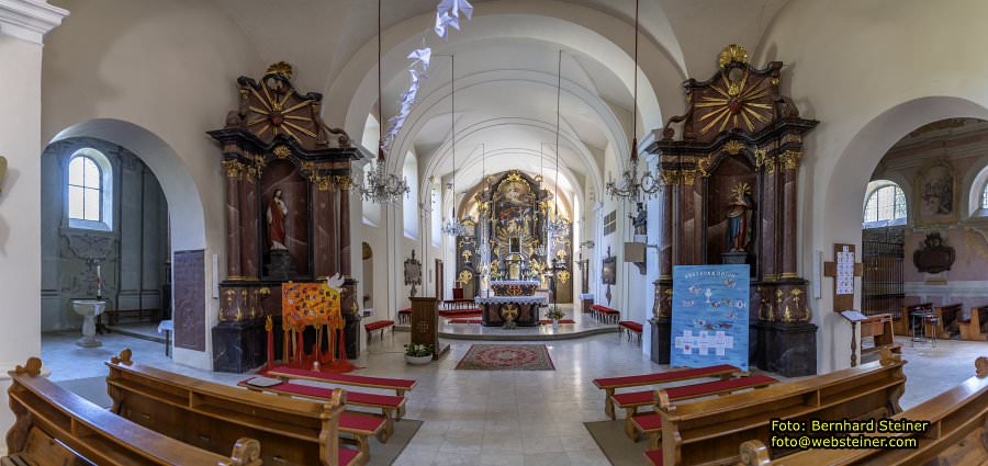 Katholische Pfarrkirche hl. Pankratius, Asparn an der Zaya, September 2023
