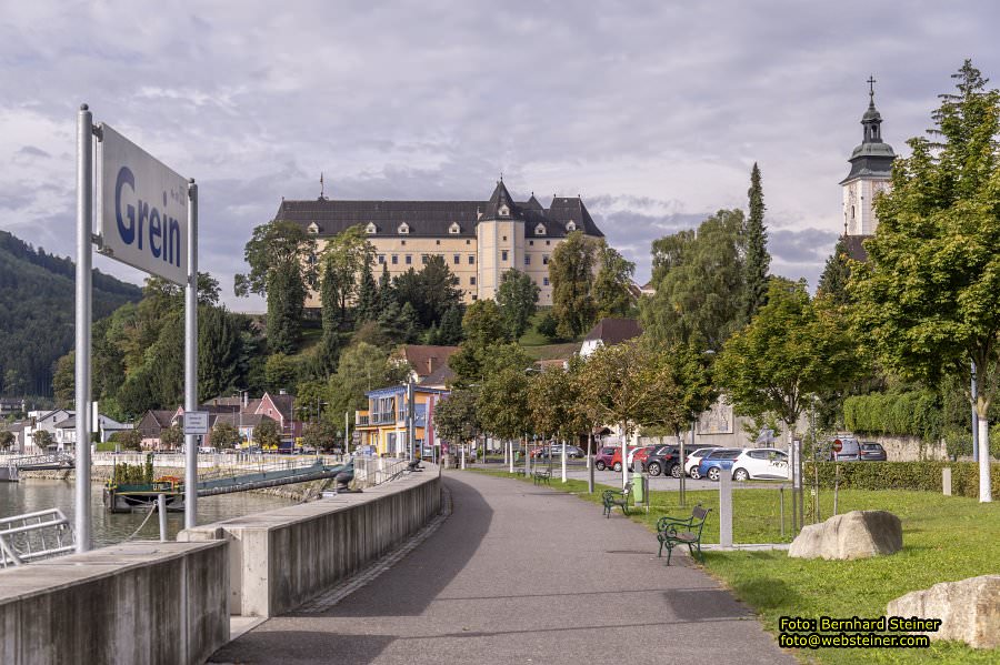 Schloss Greinburg und Grein, September 2023