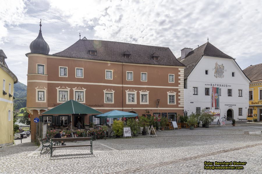 Schloss Greinburg und Grein, September 2023