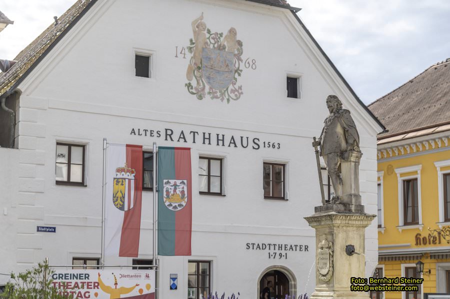 Schloss Greinburg und Grein, September 2023