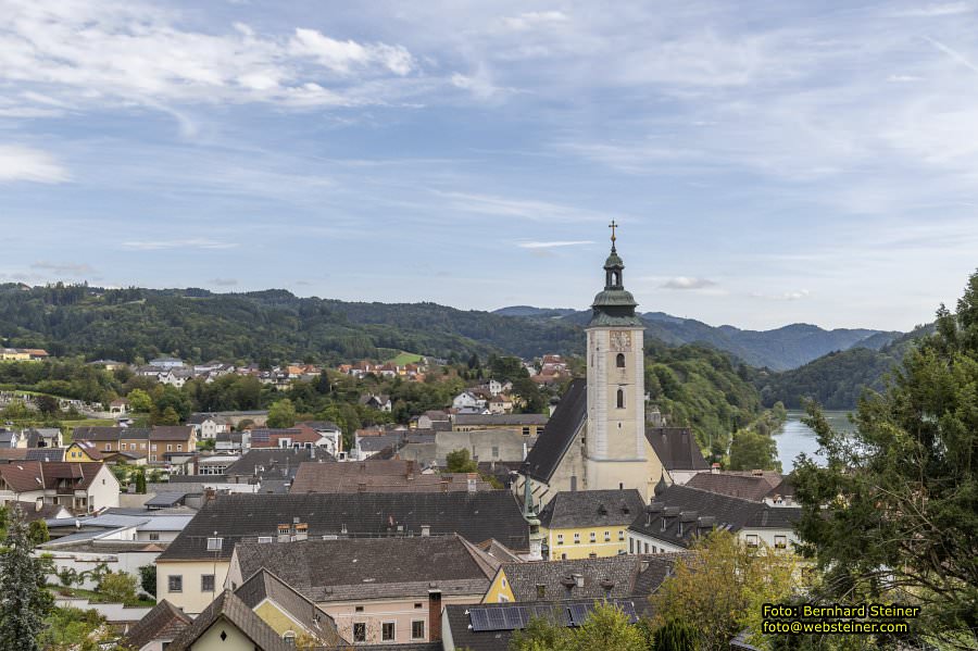 Schloss Greinburg und Grein, September 2023