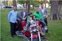 Spenden�bergabe von Bikecity, 03.10.2015