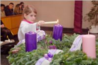 Adventkranzsegnung in Neufeld, 29.11.2015