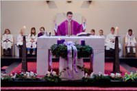 Adventkranzsegnung in Neufeld, 29.11.2015