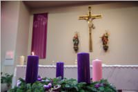 Adventkranzsegnung in Neufeld, 27.11.2016