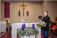 Adventkranzsegnung in Neufeld, 27.11.2016