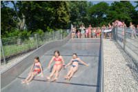 Er�ffnung der Breitwellenrutsche am Neufelder See, 24.06.2016