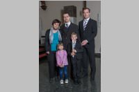 Familienfotos zur Erstkommunion in Neufeld, 24.04.2016