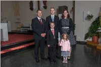 Familienfotos zur Erstkommunion in Neufeld, 24.04.2016