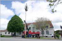 Maibaum der FF Neufeld, 02.05.2015