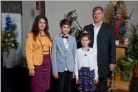 Familienfotos zur Firmung in Neufeld, 23.05.2015