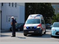 Erdbeben�bung mit Pflegeheimevakuierung in Neufeld, 22.06.2013