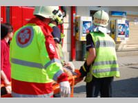 Erdbeben�bung mit Pflegeheimevakuierung in Neufeld, 22.06.2013