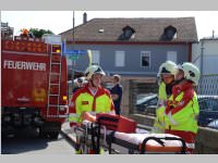 Erdbeben�bung mit Pflegeheimevakuierung in Neufeld, 22.06.2013