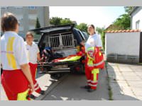 Erdbeben�bung mit Pflegeheimevakuierung in Neufeld, 22.06.2013