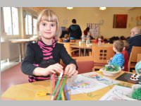 Kindergarten 3. Gruppe im Neufelder Pflegeheim, 28.02.2013