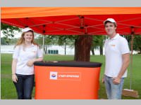 Klimab�ndnis tourt durch Neufeld, 25.06.2014