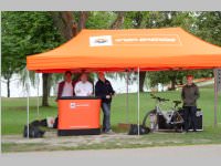 Klimab�ndnis tourt durch Neufeld, 25.06.2014