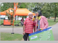 Klimab�ndnis tourt durch Neufeld, 25.06.2014