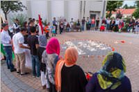 Lichtermeer in Neufeld, 01.08.2016