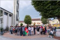 Lichtermeer in Neufeld, 01.08.2016