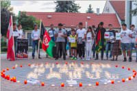 Lichtermeer in Neufeld, 01.08.2016