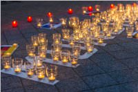 Lichtermeer in Neufeld, 01.08.2016