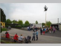 Maibaumaufstellung am Mobilheimplatz, 30.04.2013