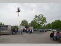 Maibaumaufstellung am Mobilheimplatz, 30.04.2013