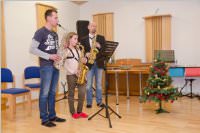 Weihnachtsstunde in der Musikschule Neufeld, 21.12.2015
