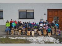 Osterratschen in Neufeld, 28.03.2013