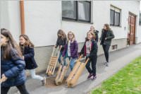 Osterratschen in Neufeld, 14.04.2017