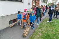 Osterratschen in Neufeld, 14.04.2017