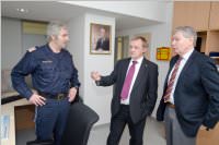 LT-Pr�sident Steier besucht Neufelder Polizei, 17.03.2015