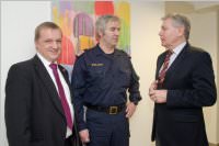 LT-Pr�sident Steier besucht Neufelder Polizei, 17.03.2015