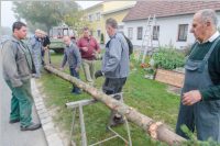 Kirtagbaum der Ratschen Buam, 01.10.2016