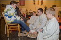 Fu�waschung am Gr�ndonnerstag, 24.03.2016