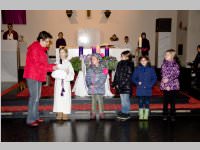 Roratefrhstck mit Volksschlern in Neufeld, 18.12.2014