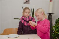 Roratefr�hst�ck mit Volkssch�lern in Neufeld, 10.12.2015