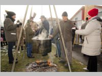 Sauschdelessen in Neufeld Dorf, 31.12.2014