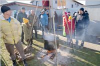 Sausch�delessen in Neufeld Dorf, 31.12.2015