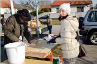 Sausch�delessen in Neufeld Dorf, 31.12.2015