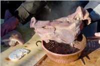 Sausch�delessen in Neufeld Dorf, 31.12.2015