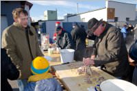 Sausch�delessen in Neufeld Dorf, 31.12.2015