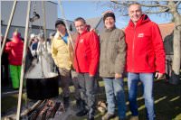 Sausch�delessen in Neufeld Dorf, 31.12.2015